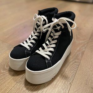 Berksha High Top Platform Sneakers Women's Size 39